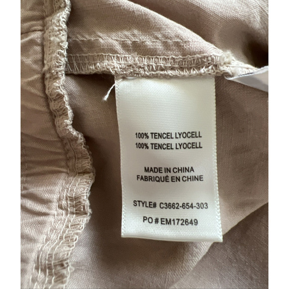 Cloth & Stone Pants Womens Medium Brown Pull On Joggers 100% Tencel Casual Boho - Picture 4 of 11